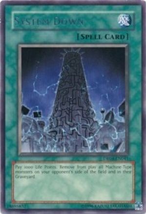 System Down (DR04-EN041) - Dark Revelation Volume 4 Unlimited Dark Revelation Volume 4 Yugioh Single  Squirtle Squad Card Shop.