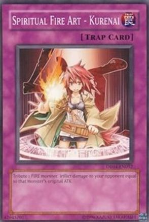 Spiritual Fire Art - Kurenai (DR04-EN052) - Dark Revelation Volume 4 Unlimited Dark Revelation Volume 4 Yugioh Single  Squirtle Squad Card Shop.