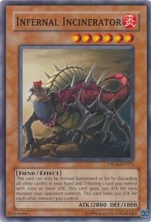 Infernal Incinerator (DR04-EN072) - Dark Revelation Volume 4 Unlimited Dark Revelation Volume 4 Yugioh Single  Squirtle Squad Card Shop.