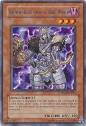 Broww, Huntsman of Dark World (DR04-EN081) - Dark Revelation Volume 4 Unlimited Dark Revelation Volume 4 Yugioh Single  Squirtle Squad Card Shop.