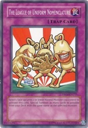 The League of Uniform Nomenclature (DR04-EN115) - Dark Revelation Volume 4 Unlimited Dark Revelation Volume 4 Yugioh Single  Squirtle Squad Card Shop.