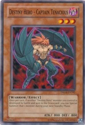 Destiny Hero - Captain Tenacious (DR04-EN182) - Dark Revelation Volume 4 Unlimited Dark Revelation Volume 4 Yugioh Single  Squirtle Squad Card Shop.