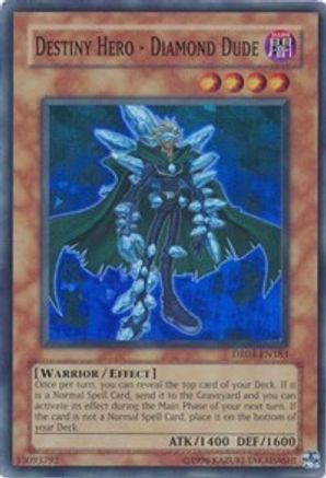 Destiny HERO - Diamond Dude (DR04-EN183) - Dark Revelation Volume 4 Unlimited Dark Revelation Volume 4 Yugioh Single  Squirtle Squad Card Shop.