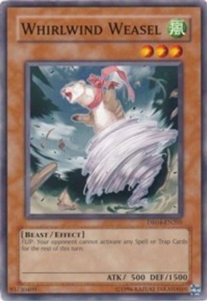 Whirlwind Weasel (DR04-EN205) - Dark Revelation Volume 4 Unlimited Dark Revelation Volume 4 Yugioh Single  Squirtle Squad Card Shop.