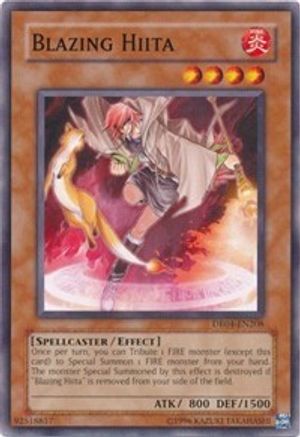 Blazing Hiita (DR04-EN208) - Dark Revelation Volume 4 Unlimited Dark Revelation Volume 4 Yugioh Single  Squirtle Squad Card Shop.