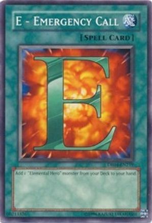 E - Emergency Call (DR04-EN219) - Dark Revelation Volume 4 Unlimited Dark Revelation Volume 4 Yugioh Single  Squirtle Squad Card Shop.