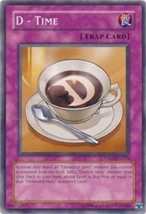 D - Time (DR04-EN233) - Dark Revelation Volume 4 Unlimited Dark Revelation Volume 4 Yugioh Single  Squirtle Squad Card Shop.
