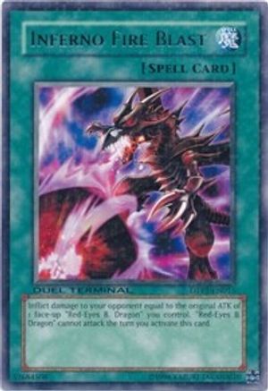 Inferno Fire Blast (DTP1-EN015) - Duel Terminal - Preview Limited Duel Terminal - Preview Yugioh Single  Squirtle Squad Card Shop.