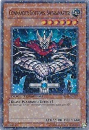 Commander Gottoms, Swordmaster (DT01-EN022) - Duel Terminal 1 Limited Duel Terminal 1 Yugioh Single  Squirtle Squad Card Shop.