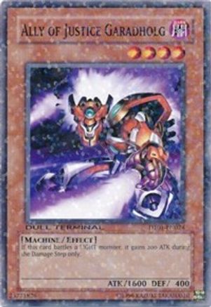 Ally of Justice Garadholg (DT01-EN024) - Duel Terminal 1 Limited Duel Terminal 1 Yugioh Single  Squirtle Squad Card Shop.