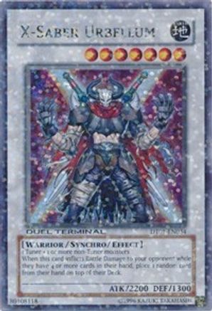 X-Saber Urbellum (DT01-EN034) - Duel Terminal 1 Limited Duel Terminal 1 Yugioh Single  Squirtle Squad Card Shop.
