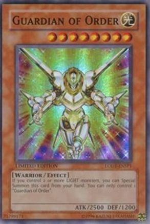 Guardian of Order (LODT-ENSP1) (LODT-ENSP1) - Light of Destruction Limited Light of Destruction Yugioh Single  Squirtle Squad Card Shop.