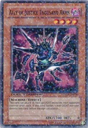 Ally of Justice Thousand Arms (DT01-EN078) - Duel Terminal 1 Limited Duel Terminal 1 Yugioh Single  Squirtle Squad Card Shop.