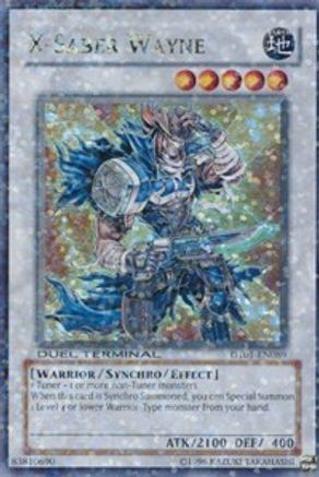 X-Saber Wayne (DT01-EN089) - Duel Terminal 1 Limited Duel Terminal 1 Yugioh Single  Squirtle Squad Card Shop.