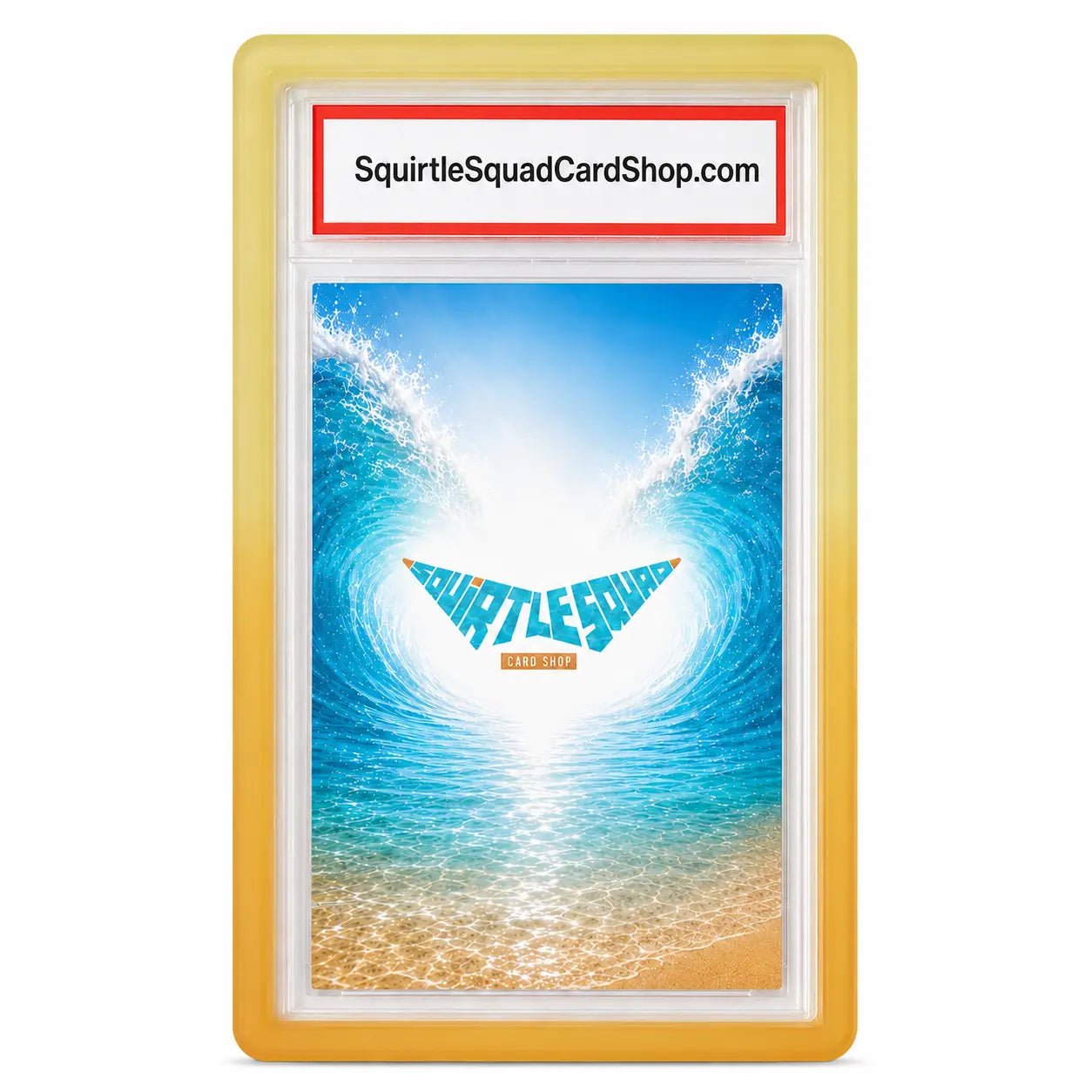SLAB GUARDS - YELLOW / ORANGE - RADIANT/GRADIANT - SILICONE Squirtle Squad Card Shop.   Squirtle Squad Card Shop.