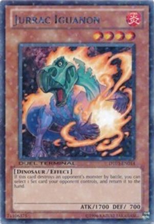 Jurrac Iguanon (DT03-EN014) - Duel Terminal 3 Limited Duel Terminal 3 Yugioh Single  Squirtle Squad Card Shop.