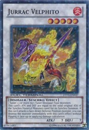 Jurrac Velphito (DT03-EN037) - Duel Terminal 3 Limited Duel Terminal 3 Yugioh Single  Squirtle Squad Card Shop.