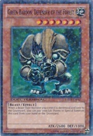 Green Baboon, Defender of the Forest (DT03-EN057) - Duel Terminal 3 Limited Duel Terminal 3 Yugioh Single  Squirtle Squad Card Shop.