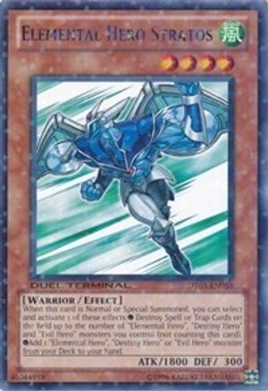 Elemental Hero Stratos (DT03-EN058) - Duel Terminal 3 Limited Duel Terminal 3 Yugioh Single  Squirtle Squad Card Shop.