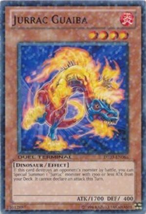 Jurrac Guaiba (DT03-EN068) - Duel Terminal 3 Limited Duel Terminal 3 Yugioh Single  Squirtle Squad Card Shop.