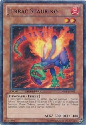 Jurrac Stauriko (DT03-EN069) - Duel Terminal 3 Limited Duel Terminal 3 Yugioh Single  Squirtle Squad Card Shop.