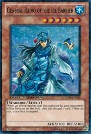 General Raiho of the Ice Barrier (DT04-EN035) - Duel Terminal 4 Limited Duel Terminal 4 Yugioh Single  Squirtle Squad Card Shop.