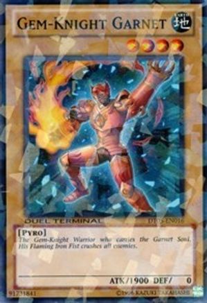 Gem-Knight Garnet (DT05-EN016) - Duel Terminal 5 Limited Duel Terminal 5 Yugioh Single  Squirtle Squad Card Shop.