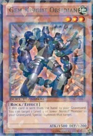 Gem-Knight Obsidian (DT06-EN067) - Duel Terminal 6 Limited Duel Terminal 6 Yugioh Single  Squirtle Squad Card Shop.