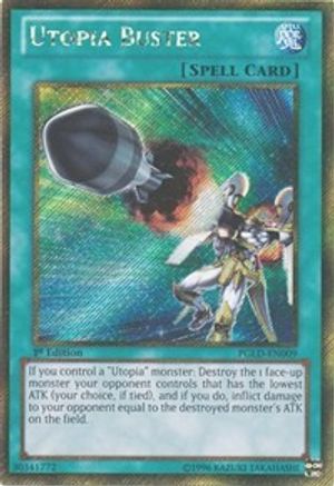 Utopia Buster (PGLD-EN009) - Premium Gold 1st Edition Premium Gold Yugioh Single  Squirtle Squad Card Shop.