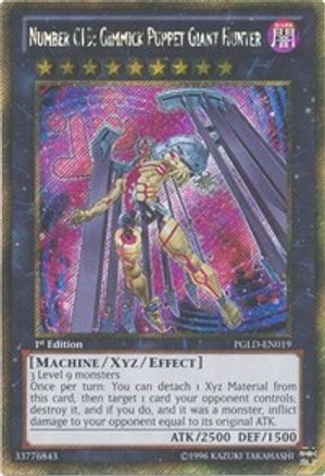Number C15: Gimmick Puppet Giant Hunter (PGLD-EN019) - Premium Gold 1st Edition Premium Gold Yugioh Single  Squirtle Squad Card Shop.