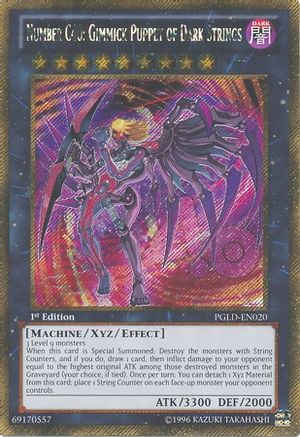 Number C40: Gimmick Puppet of Dark Strings (PGLD-EN020) - Premium Gold 1st Edition Premium Gold Yugioh Single  Squirtle Squad Card Shop.