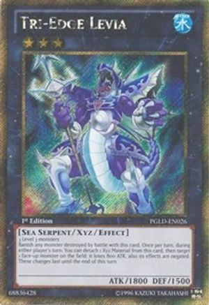 Tri-Edge Levia (PGLD-EN026) - Premium Gold 1st Edition Premium Gold Yugioh Single  Squirtle Squad Card Shop.