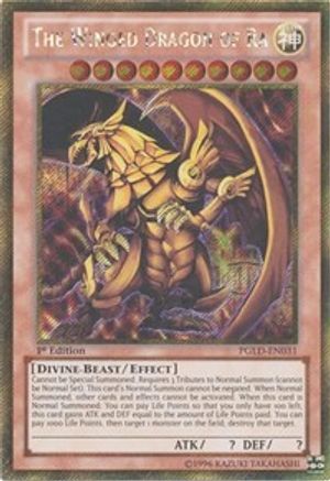 The Winged Dragon of Ra (PGLD-EN031) - Premium Gold Unlimited Premium Gold Yugioh Single  Squirtle Squad Card Shop.