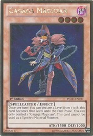 Gagaga Magician (PGLD-EN037) - Premium Gold 1st Edition Premium Gold Yugioh Single  Squirtle Squad Card Shop.