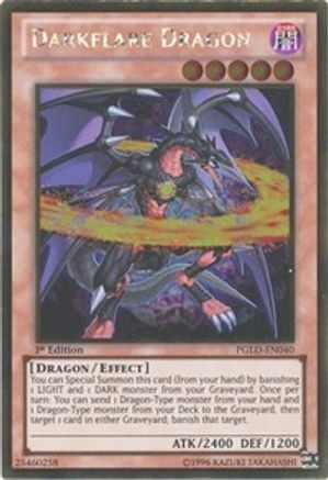 Darkflare Dragon (PGLD-EN040) - Premium Gold Unlimited Premium Gold Yugioh Single  Squirtle Squad Card Shop.