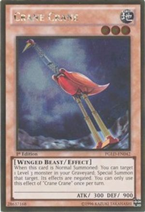 Crane Crane (PGLD-EN042) - Premium Gold Unlimited Premium Gold Yugioh Single  Squirtle Squad Card Shop.