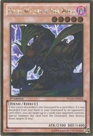 Goldd, Wu-Lord of Dark World (PGLD-EN054) - Premium Gold 1st Edition Premium Gold Yugioh Single  Squirtle Squad Card Shop.