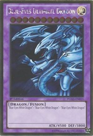 Blue-Eyes Ultimate Dragon (PGLD-EN055) - Premium Gold 1st Edition Premium Gold Yugioh Single  Squirtle Squad Card Shop.