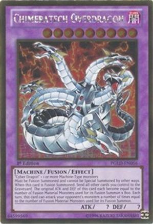 Chimeratech Overdragon (PGLD-EN056) - Premium Gold Unlimited Premium Gold Yugioh Single  Squirtle Squad Card Shop.