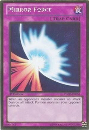 Mirror Force (PGLD-EN059) - Premium Gold Unlimited Premium Gold Yugioh Single  Squirtle Squad Card Shop.