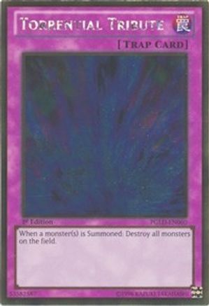 Torrential Tribute (PGLD-EN060) - Premium Gold 1st Edition Premium Gold Yugioh Single  Squirtle Squad Card Shop.