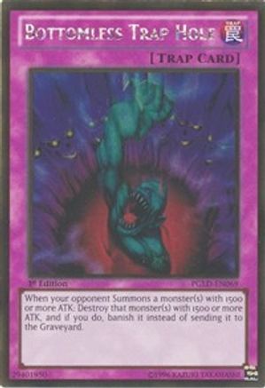 Bottomless Trap Hole (PGLD-EN069) - Premium Gold 1st Edition Premium Gold Yugioh Single  Squirtle Squad Card Shop.