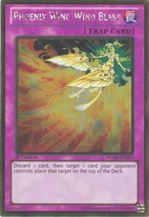 Phoenix Wing Wind Blast (PGLD-EN070) - Premium Gold 1st Edition Premium Gold Yugioh Single  Squirtle Squad Card Shop.