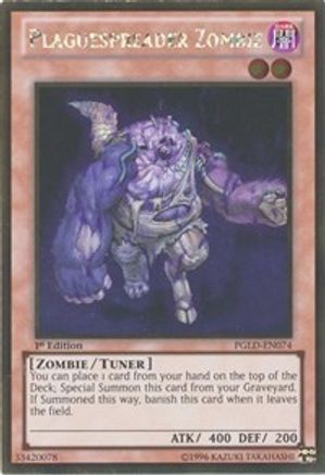 Plaguespreader Zombie (PGLD-EN074) - Premium Gold 1st Edition Premium Gold Yugioh Single  Squirtle Squad Card Shop.