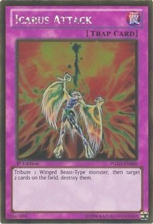 Icarus Attack (PGLD-EN080) - Premium Gold Unlimited Premium Gold Yugioh Single  Squirtle Squad Card Shop.