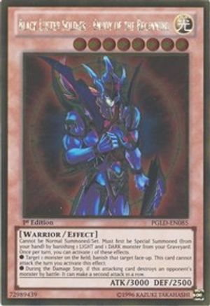 Black Luster Soldier - Envoy of the Beginning (PGLD-EN085) - Premium Gold 1st Edition Premium Gold Yugioh Single  Squirtle Squad Card Shop.