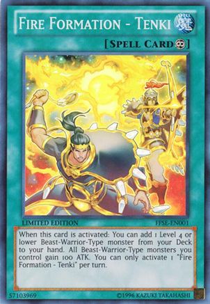 Fire Formation - Tenki (FFSE-EN001) - Fire Fists Special Editon Limited Fire Fists Special Editon Yugioh Single  Squirtle Squad Card Shop.