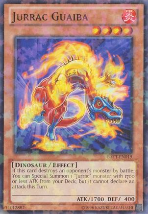 Jurrac Guaiba (Starfoil) (BATT-EN019) - Battle Pack Tournament Prize Cards Limited Battle Pack Tournament Prize Cards Yugioh Single  Squirtle Squad Card Shop.