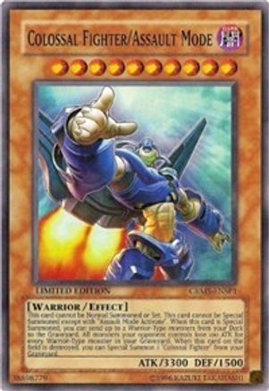 Colossal Fighter/Assault Mode (CRMS-ENSP1) - Sneak Preview Series 4 Limited Sneak Preview Series 4 Yugioh Single  Squirtle Squad Card Shop.