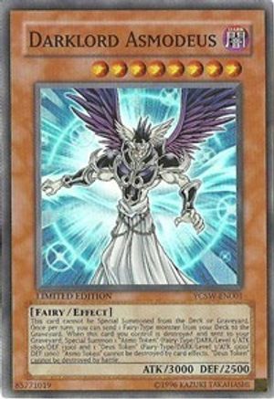 Darklord Asmodeus (YCSW-EN001) - Yu-Gi-Oh! Championship Series Prize Cards Limited Yu-Gi-Oh! Championship Series Prize Cards Yugioh Single  Squirtle Squad Card Shop.